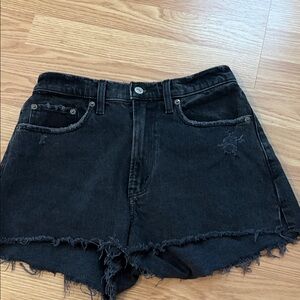Abercrombie & Fitch Curve Love Denim Shorts